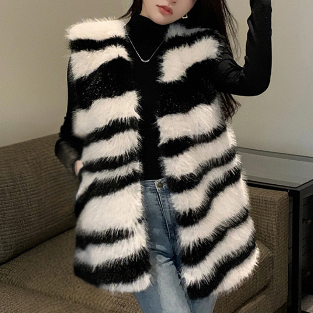 Elegante Strickjacke für Damen im Winter – OLINA