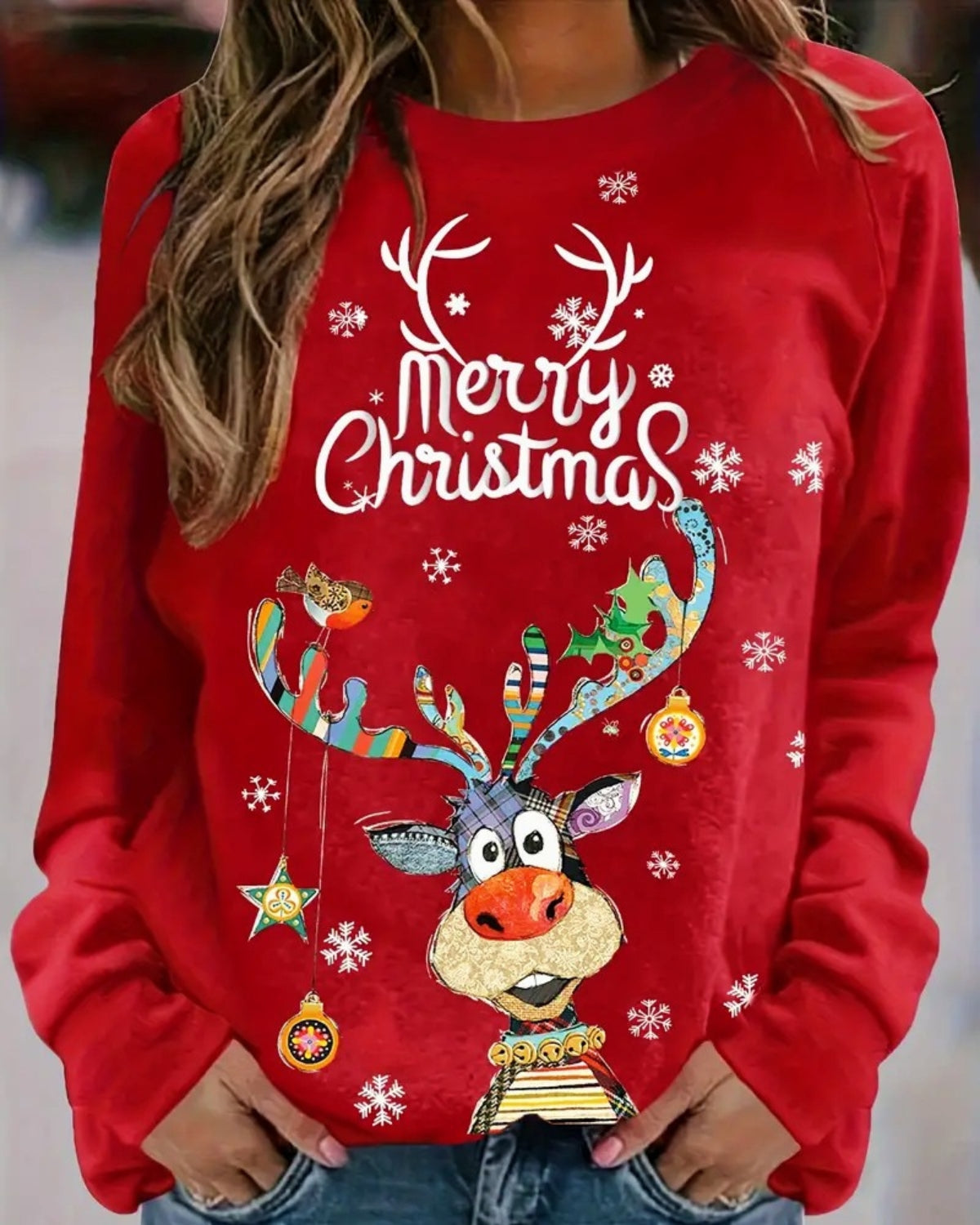 Celia's "Merry Christmas" Sweater