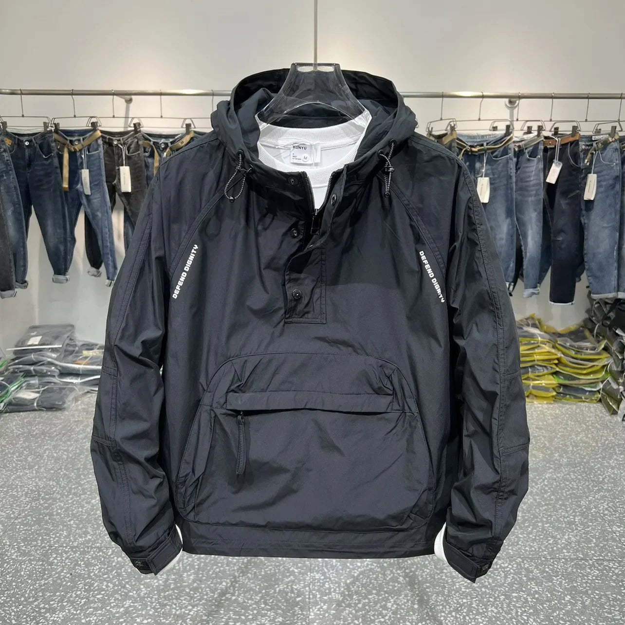 Herren-Anorak mit Kapuze - Modell Cullen