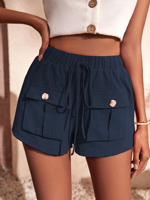 ALISHA: bequeme Cargo-Shorts mit Gummibund