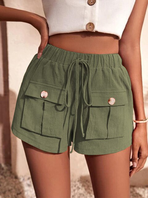 ALISHA: bequeme Cargo-Shorts mit Gummibund