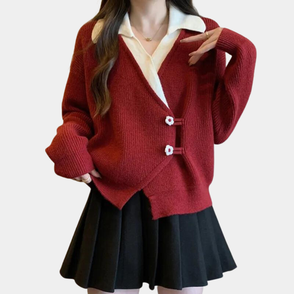 Damensweater NANCY – modern gestrickt
 - Krohn-e