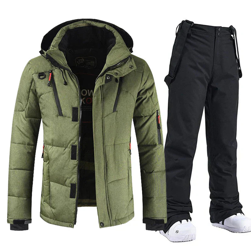 Herren Ski-Set: Wasser- und windabweisende Jacke und Hose