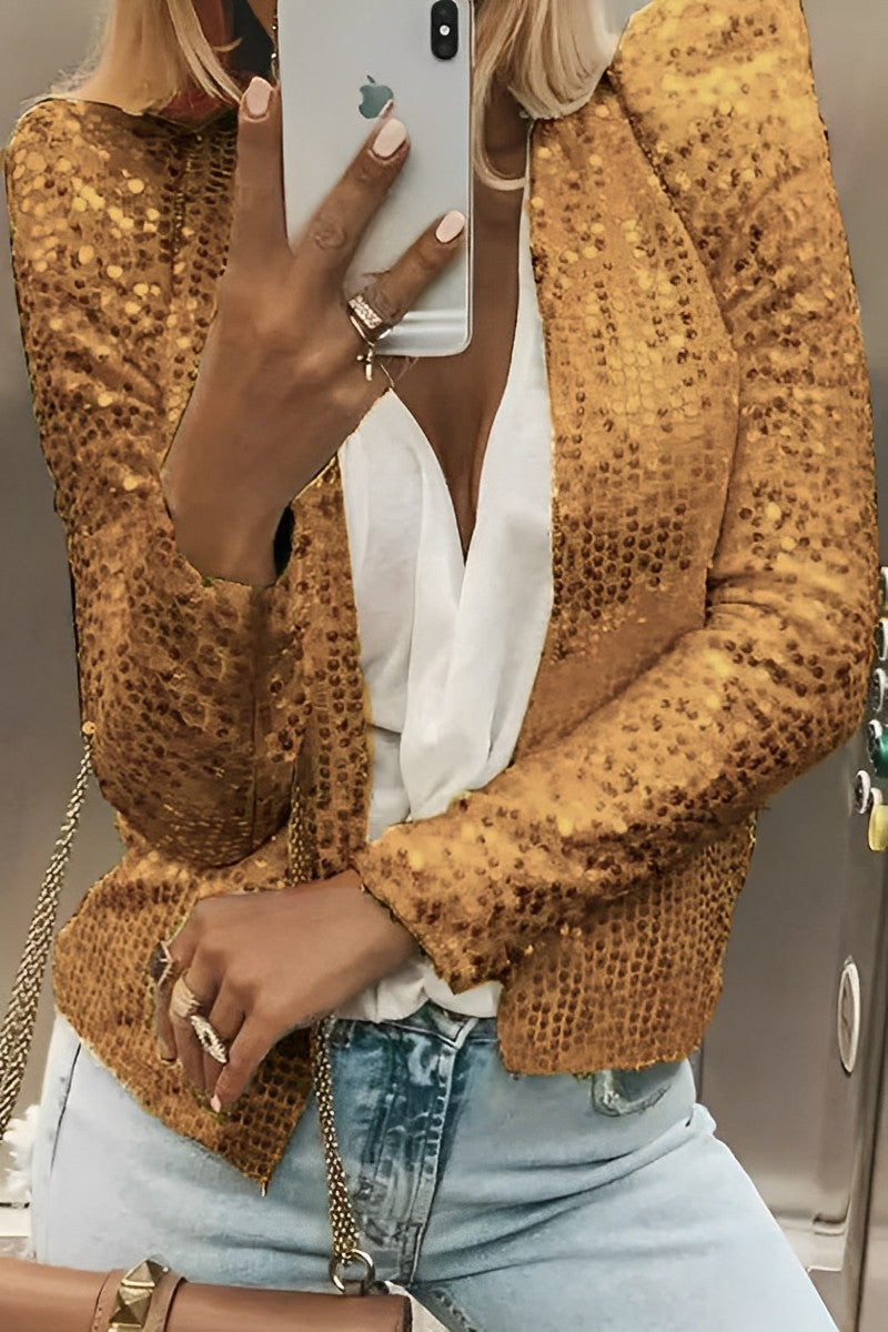 Filomena: Robuste Paillettenjacke