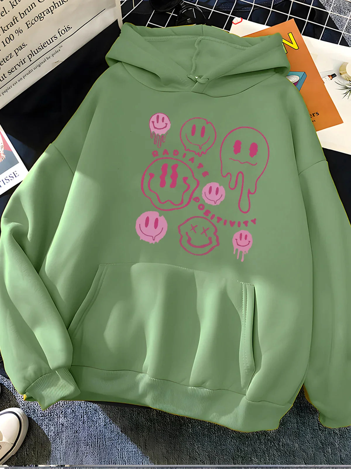Hoodie mit lustigem Grafik-Design - Gia
