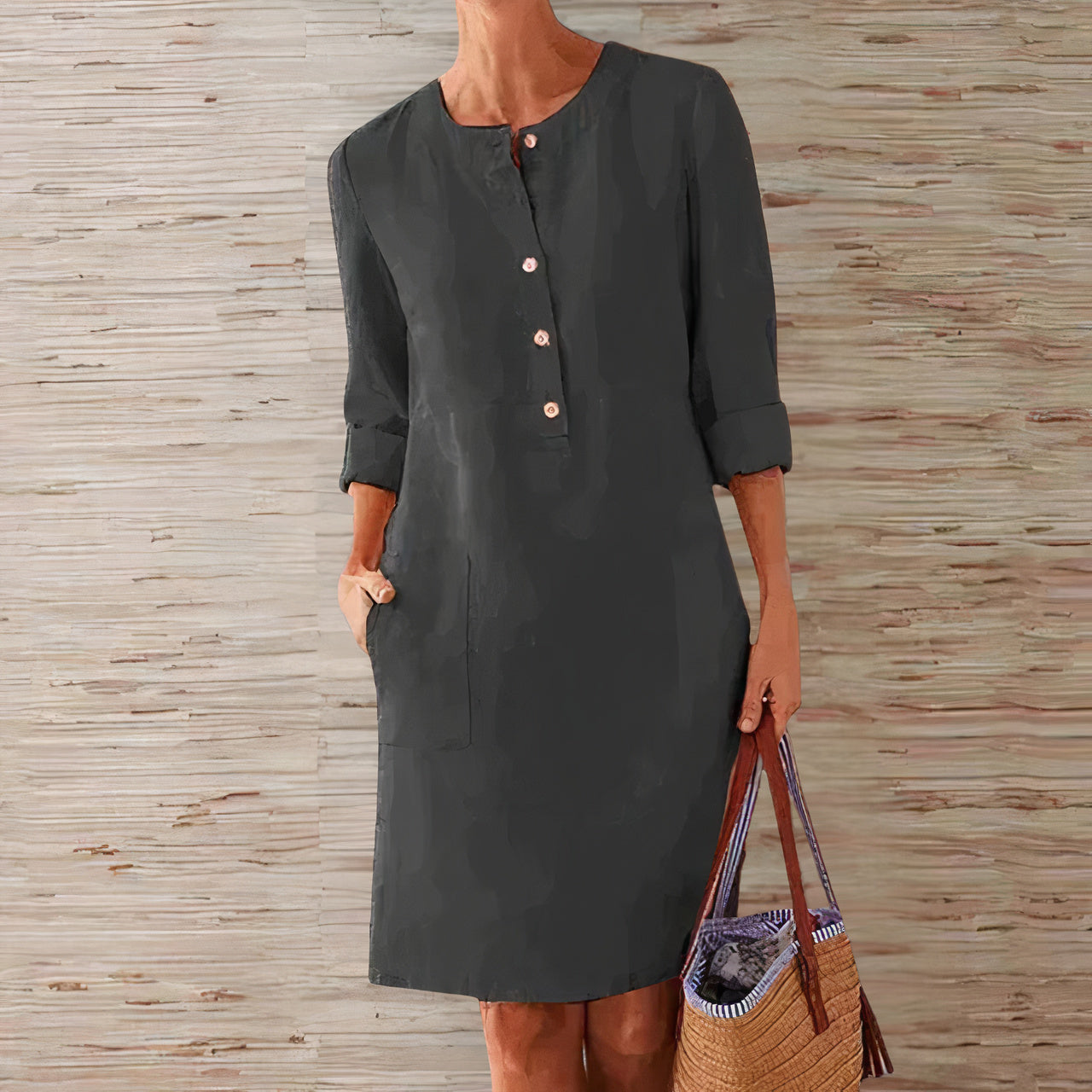 Komfortables Frühlings-Sommerkleid Ginny