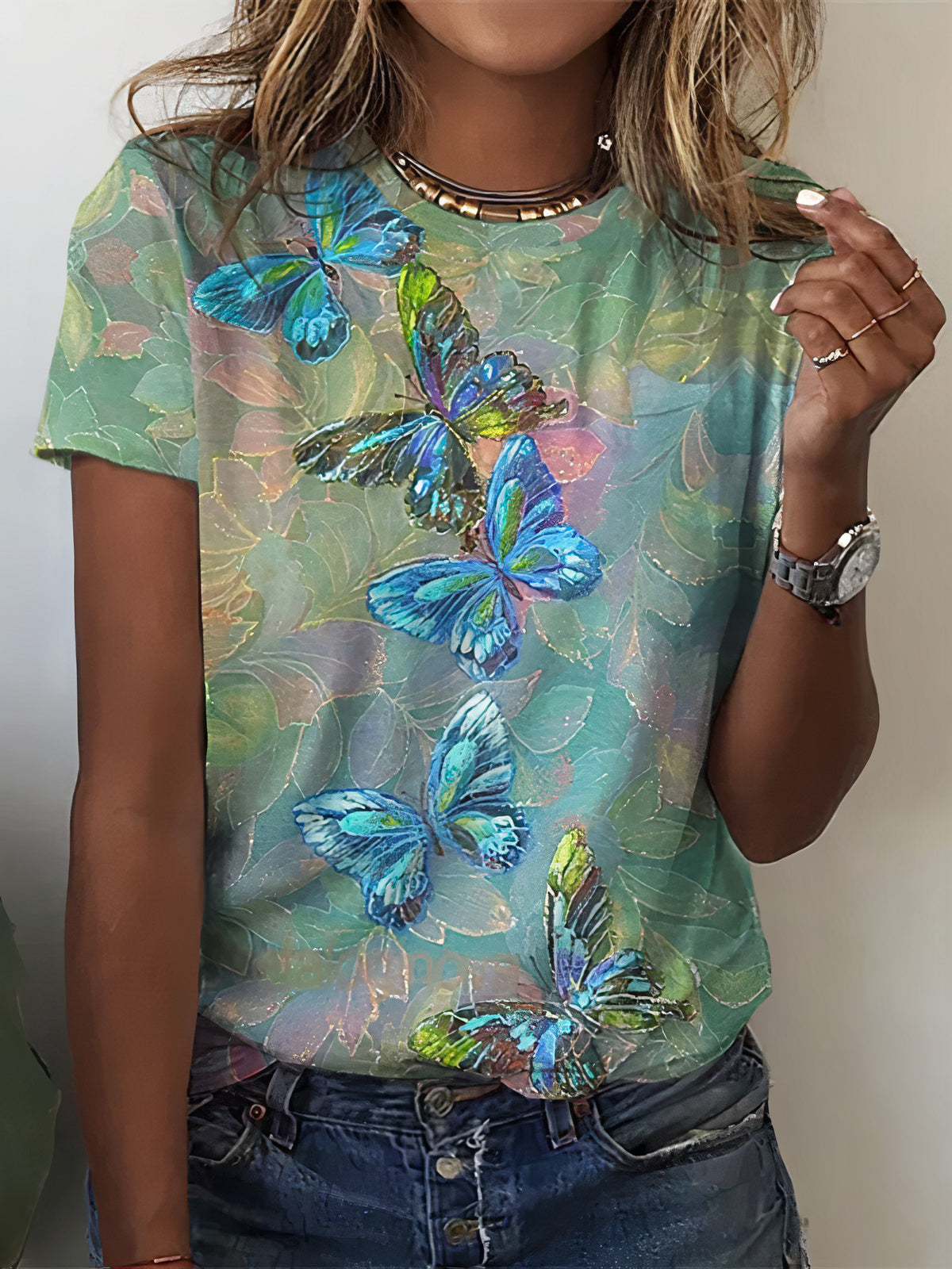 Angenehmes Damen-Sommer-T-Shirt - Gretel