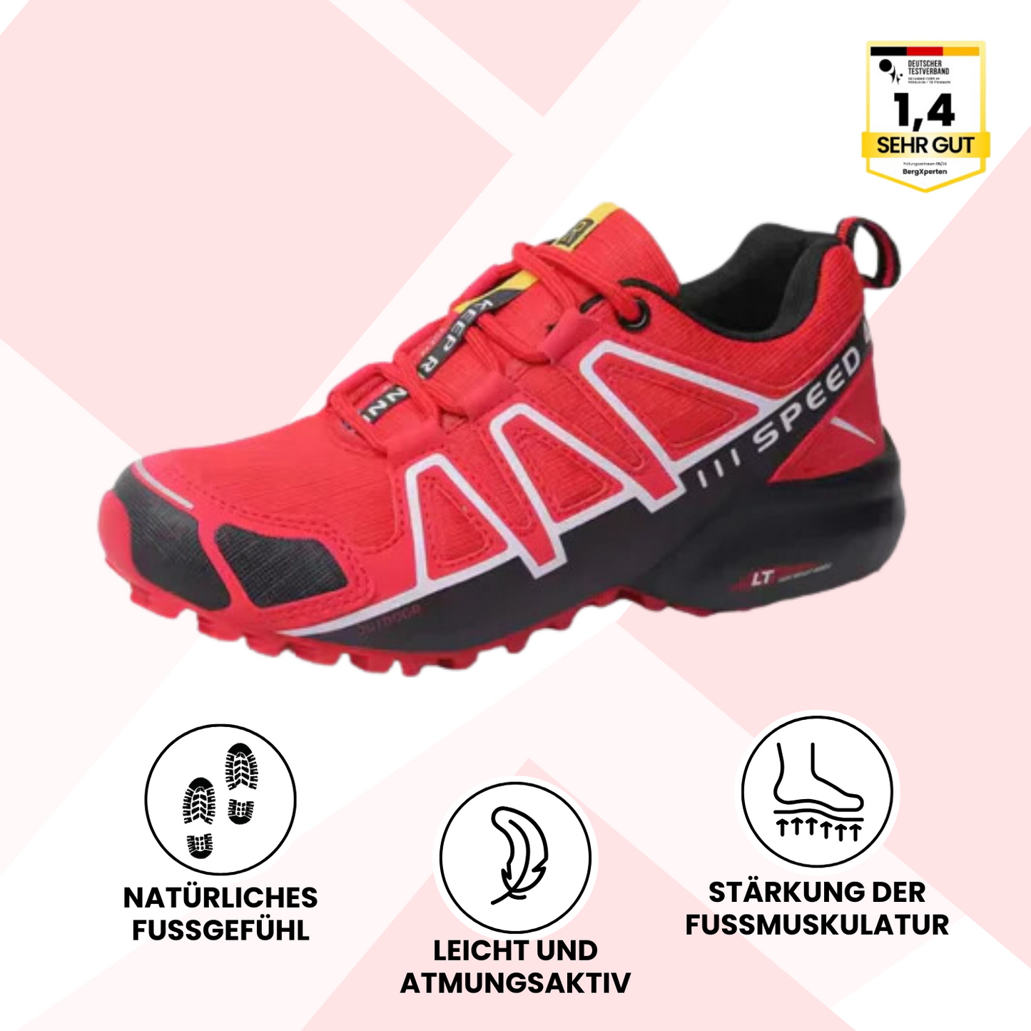 Krohn-e ergonomische Wanderschuhe zur Schmerzlinderung