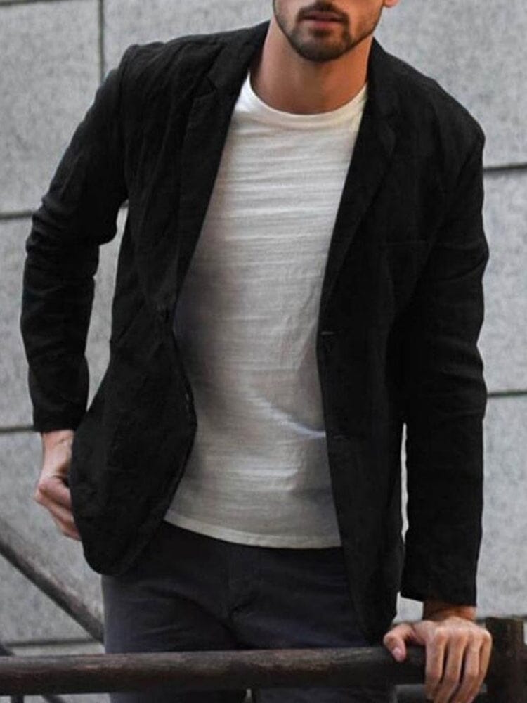 Baumwollblazer in lässiger Ausführung