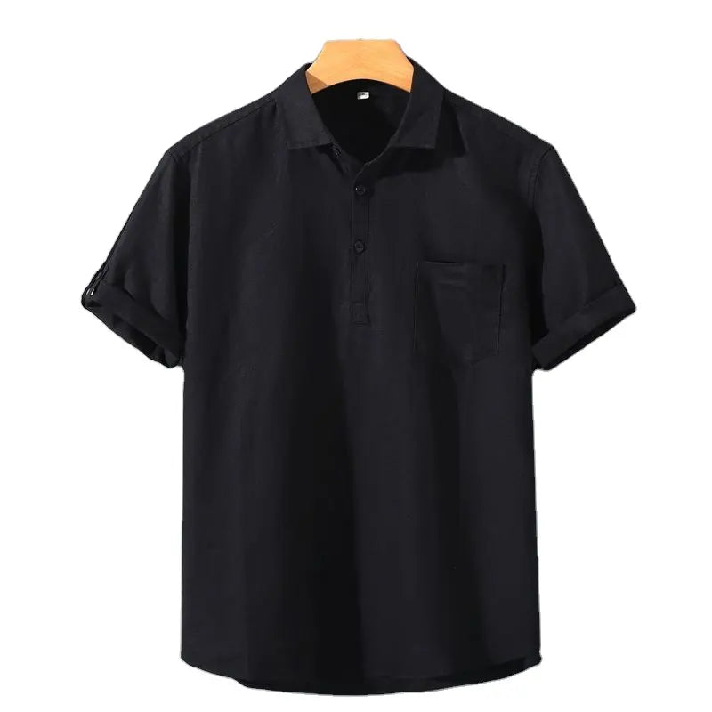 Elegante Herren-Polo aus Leinen