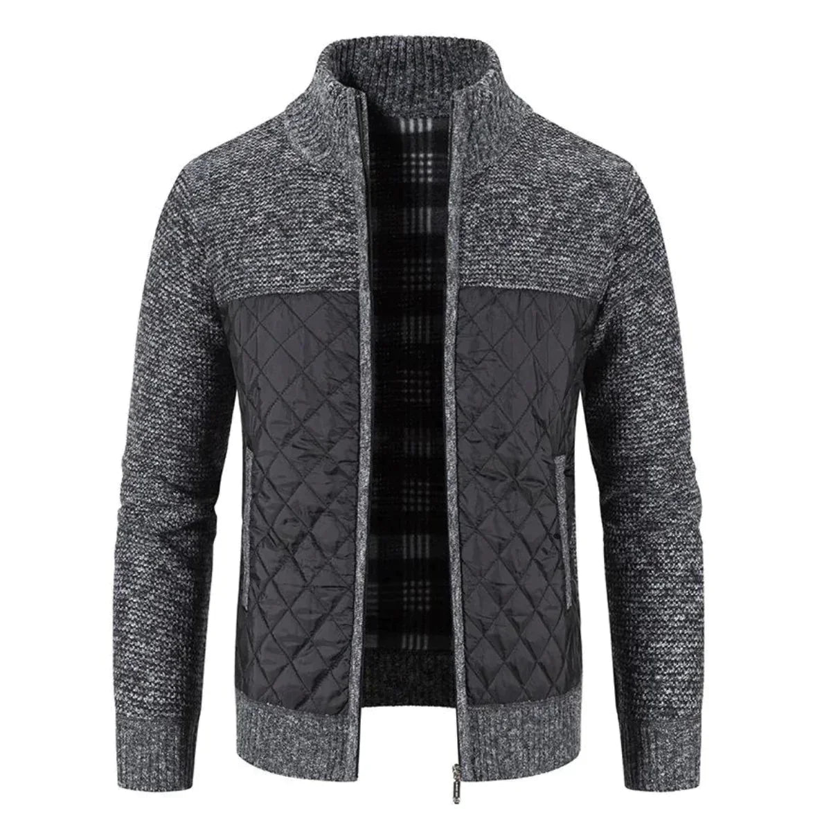 Atmungsaktive Jacke im Patchwork-Stil