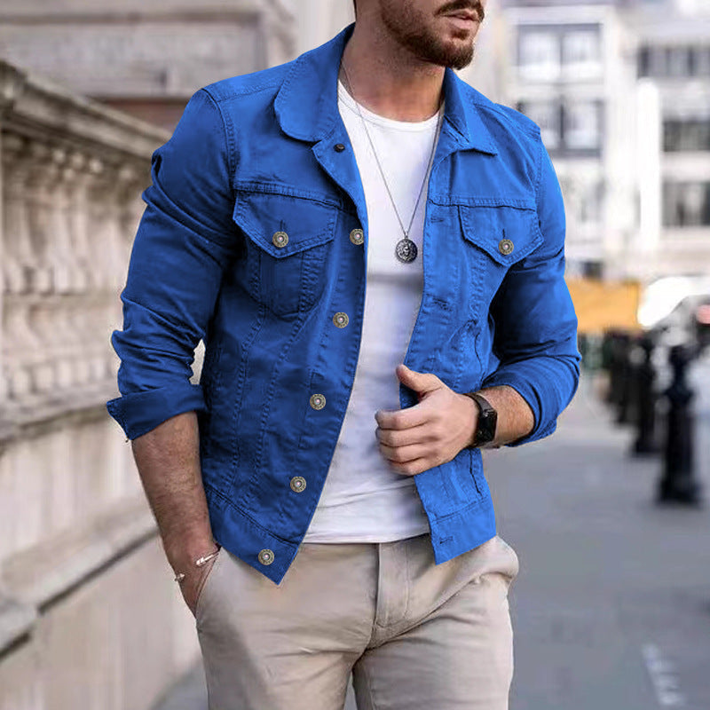 Klassische Herren-Denimjacke im zeitlosen Design - Timur