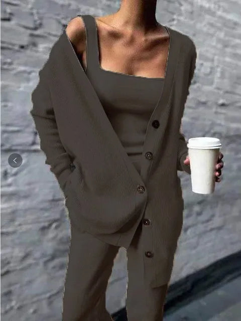 Damen Strickset Emily: Drei Teile