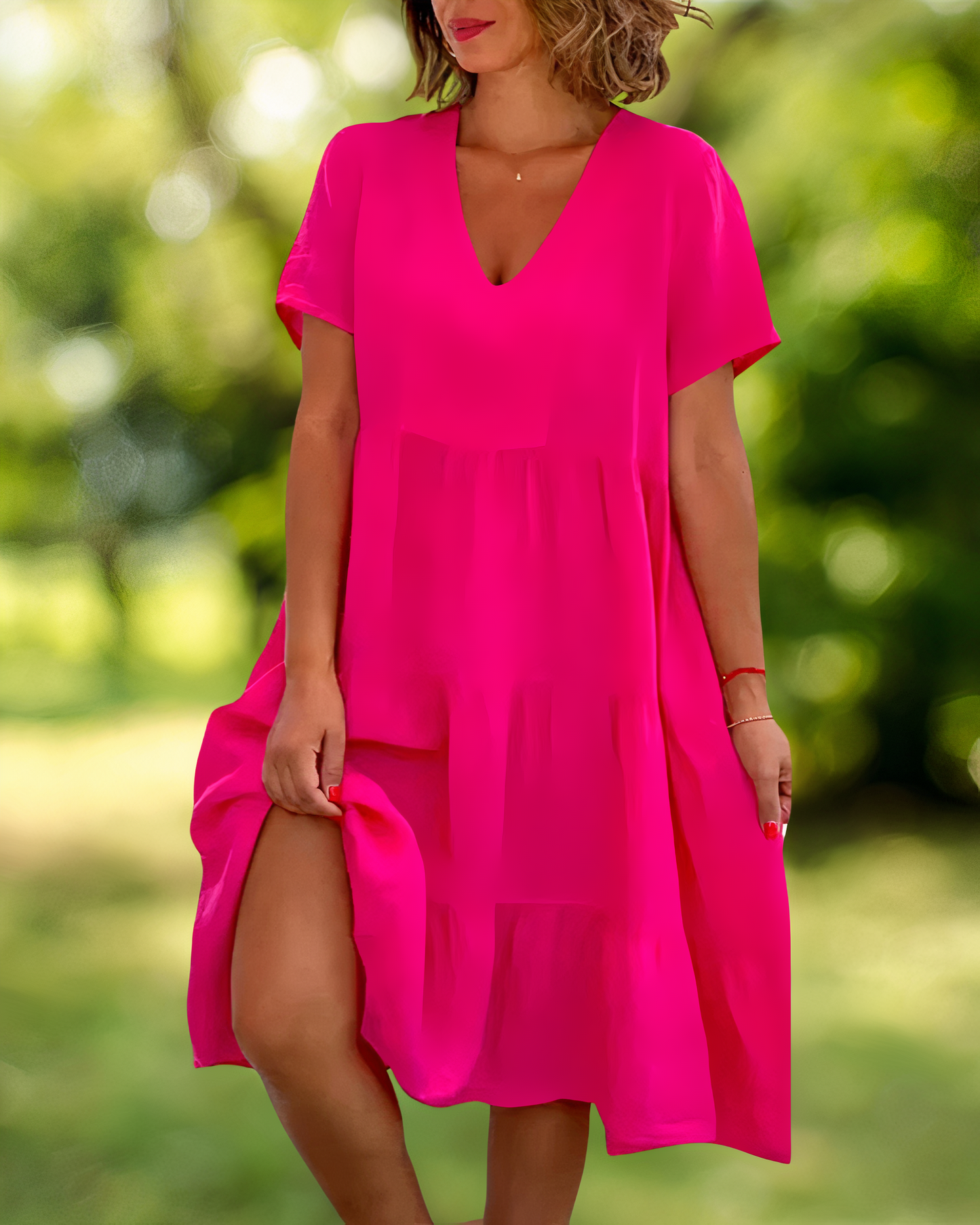 Lucine Baumwoll-Leinenkleid