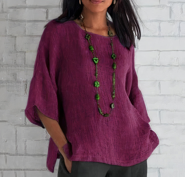 Elegante Leinenbluse Marcelle