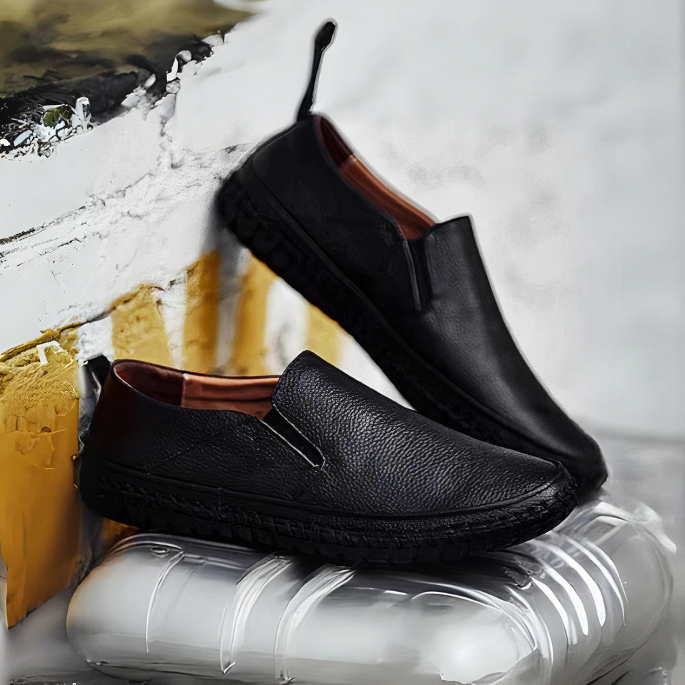 Hochwertige Herren-Loafer aus Leder - Modell Milan