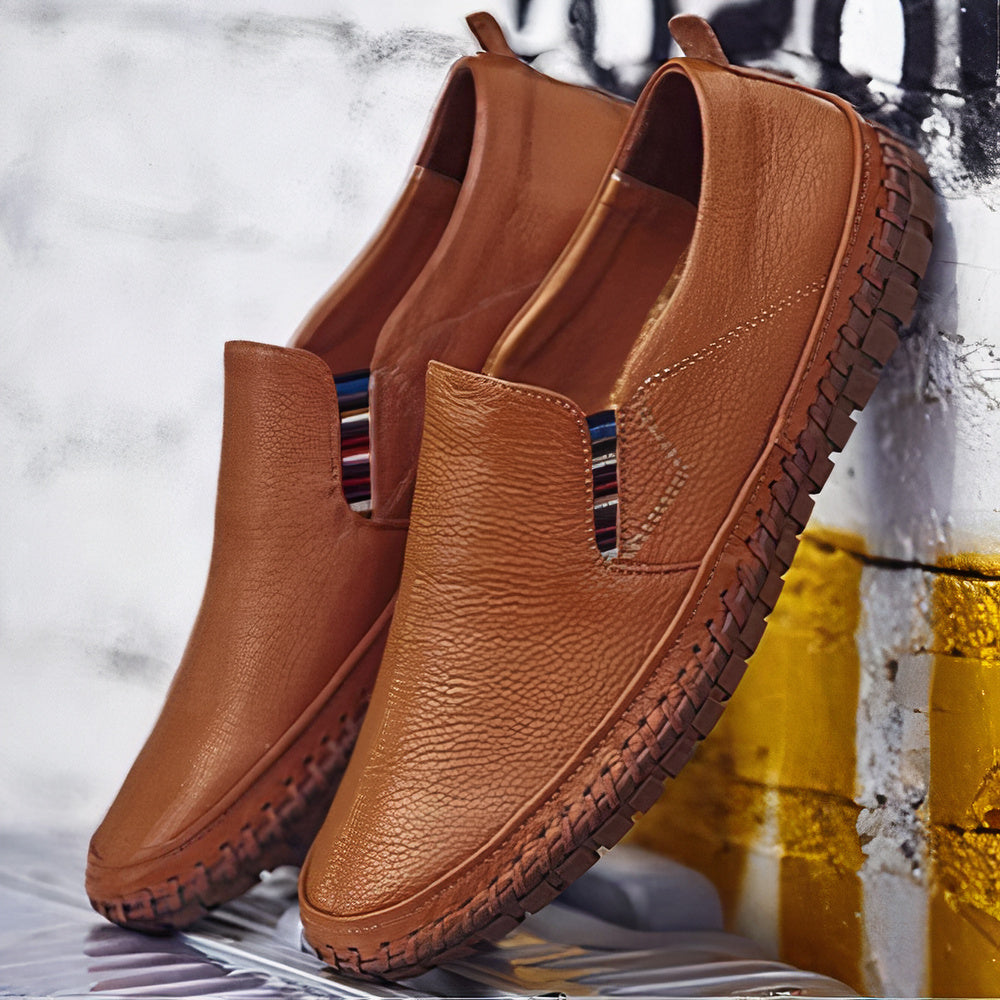 Hochwertige Herren-Loafer aus Leder - Modell Milan