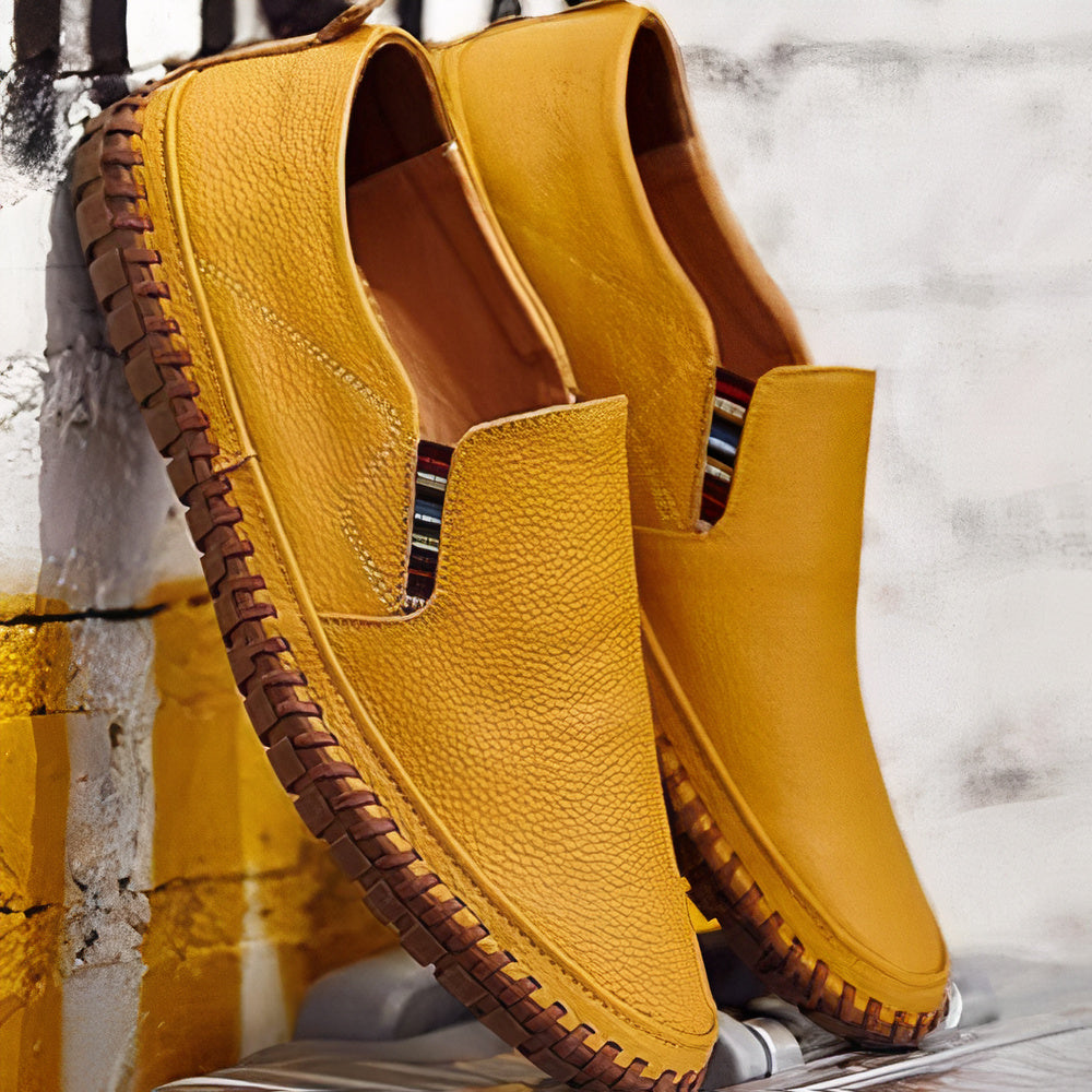 Hochwertige Herren-Loafer aus Leder - Modell Milan
