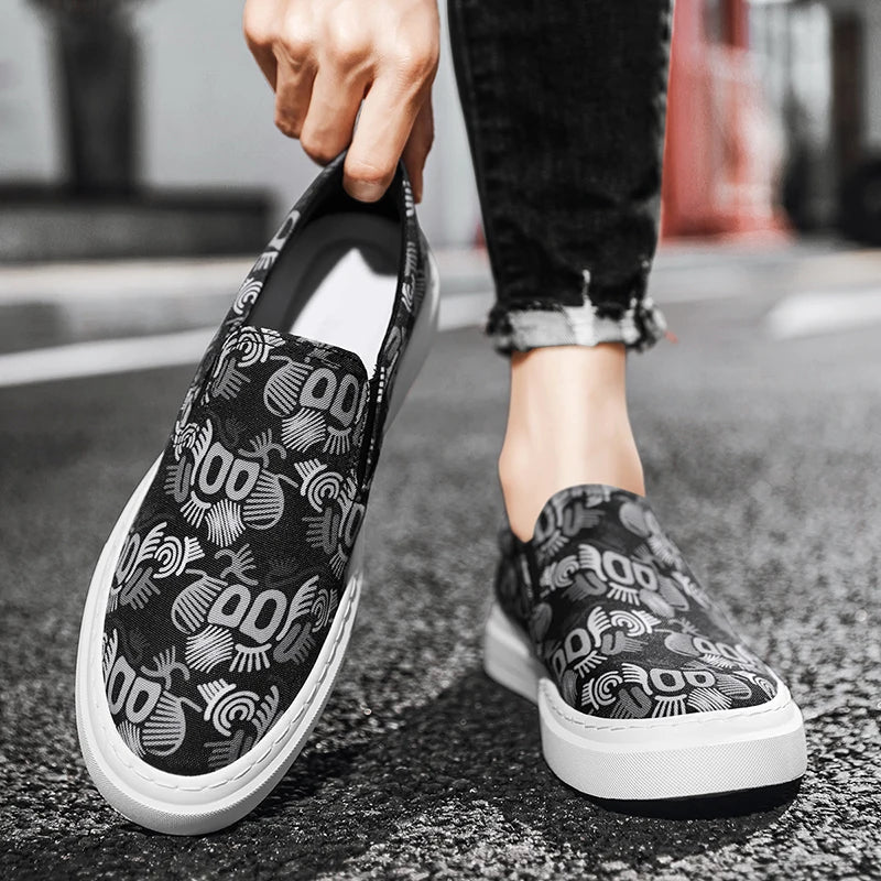 Schlupfsneaker mit Tribalprint - Carl