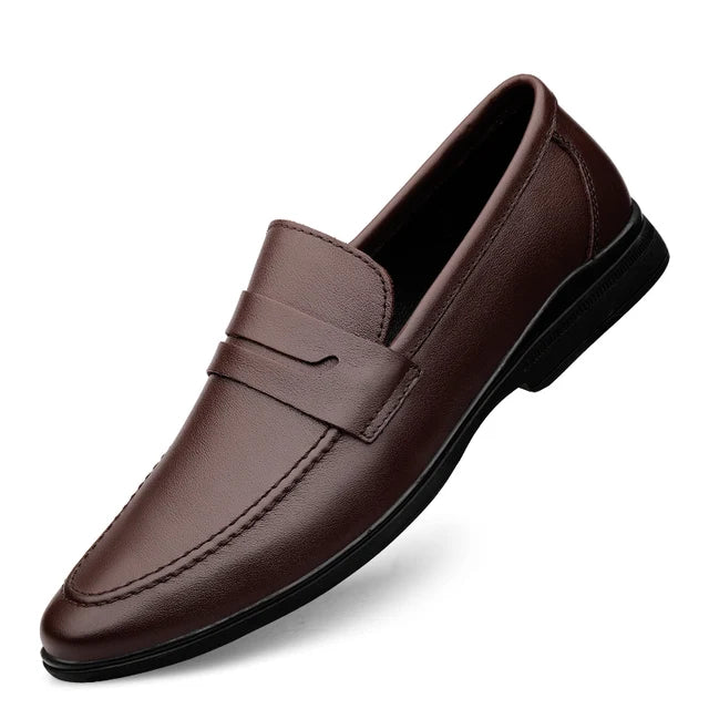 Herren Leder Slipper EleganteMann