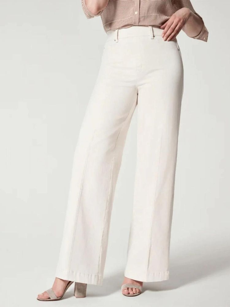 Weite Pull-On Jeans - Neri