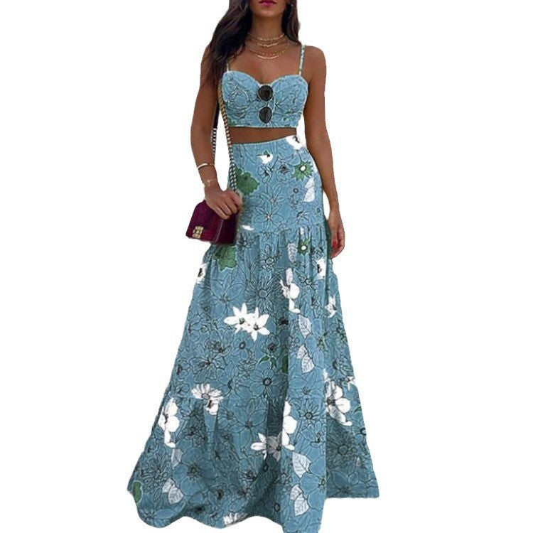 Fudus: Modischer langer Rock ohne Träger