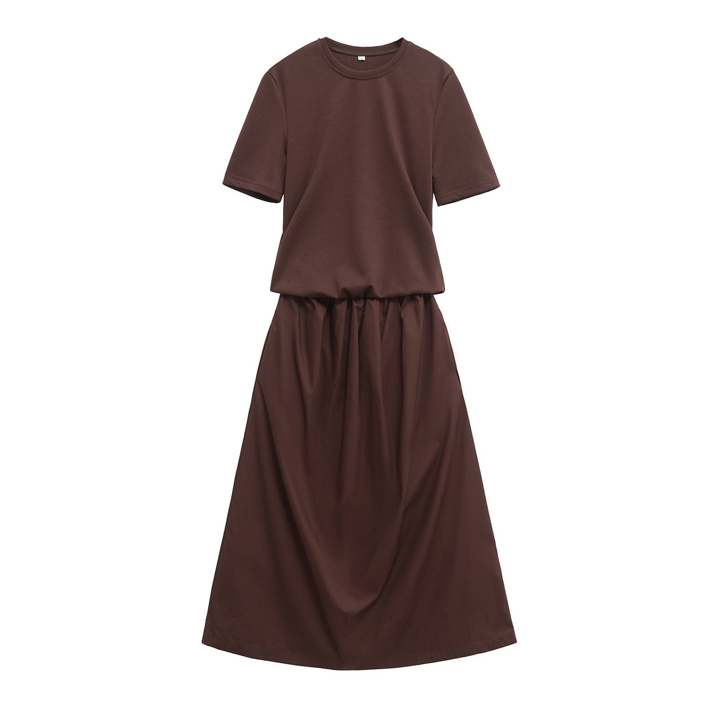 Fudus Langarm-Maxikleid im Frühlingsdesign