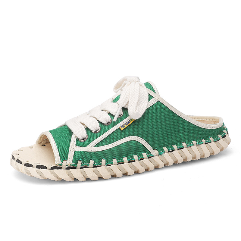 Herren-Sandale: Stilvolle, bequeme orthopädische Canvas-Sandalen