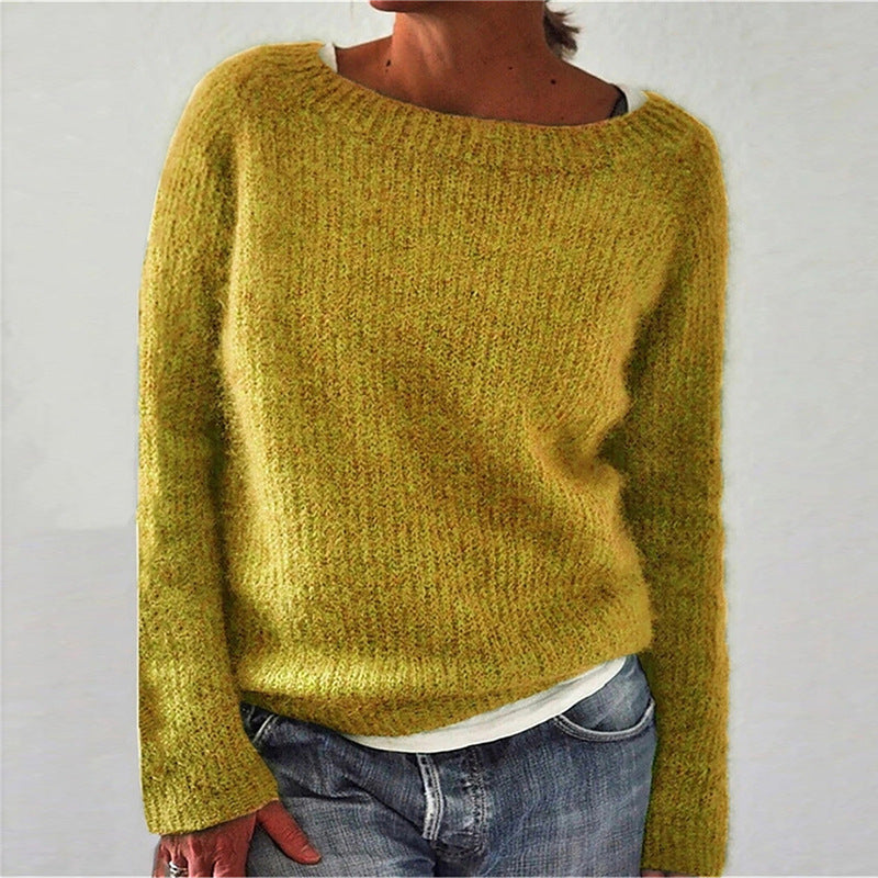 Damensweater Tania: Vielseitiger Rundhals-Pullover