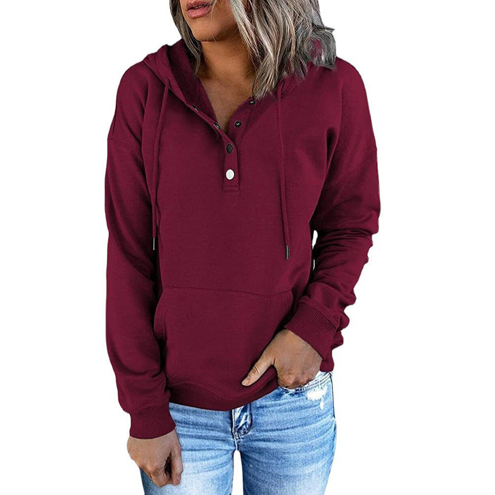 Fudus Casual Oversized Hoodie with Long Sleeves