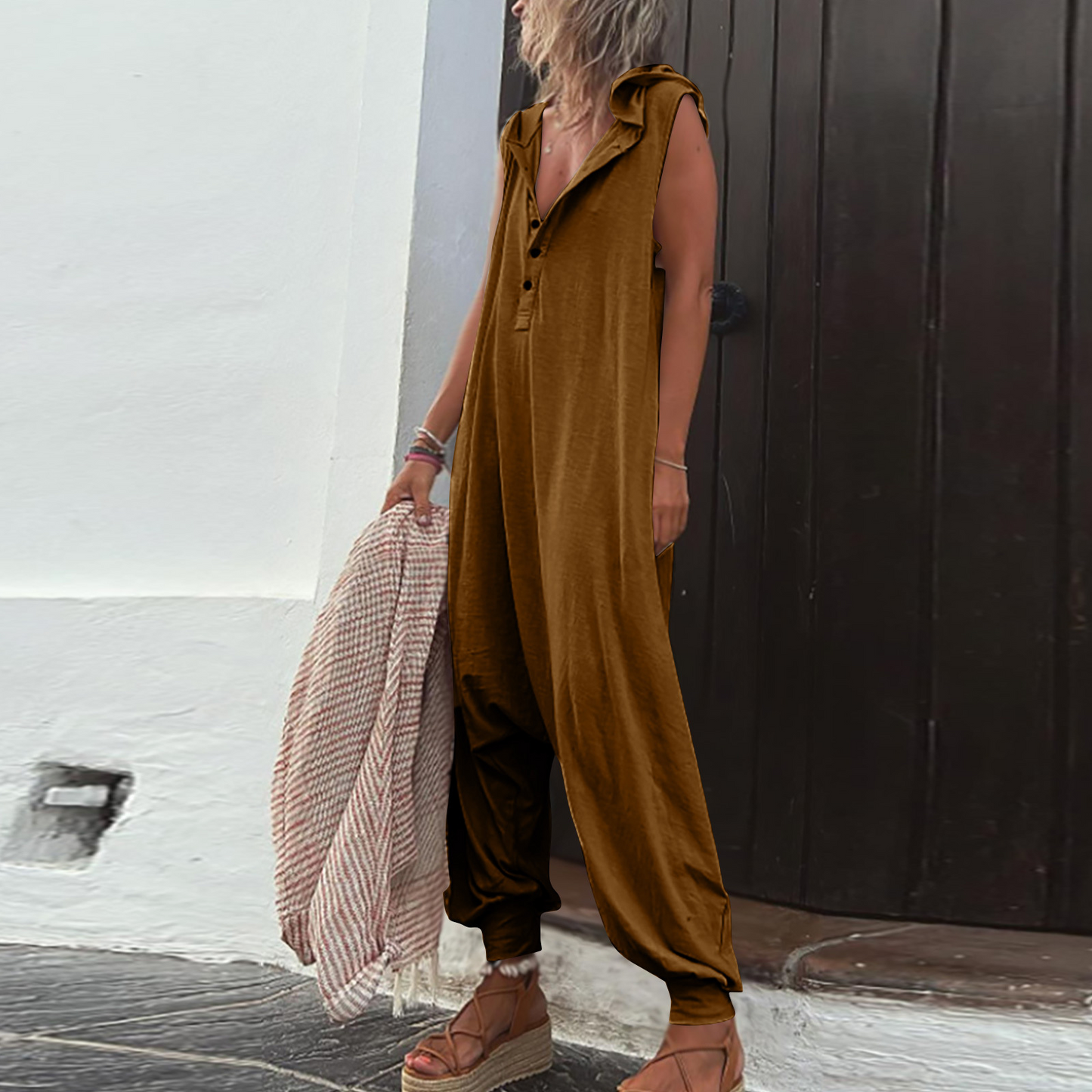 ANAH Boho Summer Jumpsuit
