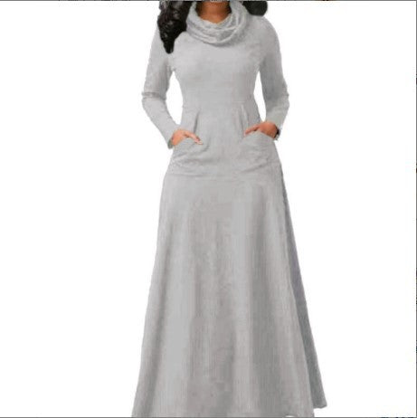 Durchsichtiges, fließendes Abendmaxikleid von Fudus