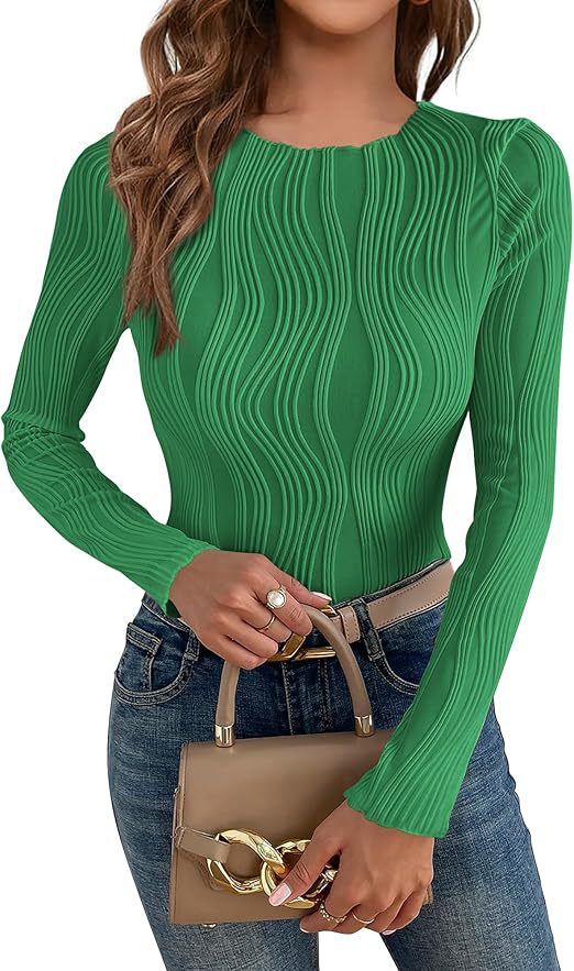 Fudus: Elegantes, gewelltes Langarmhemd für Damen