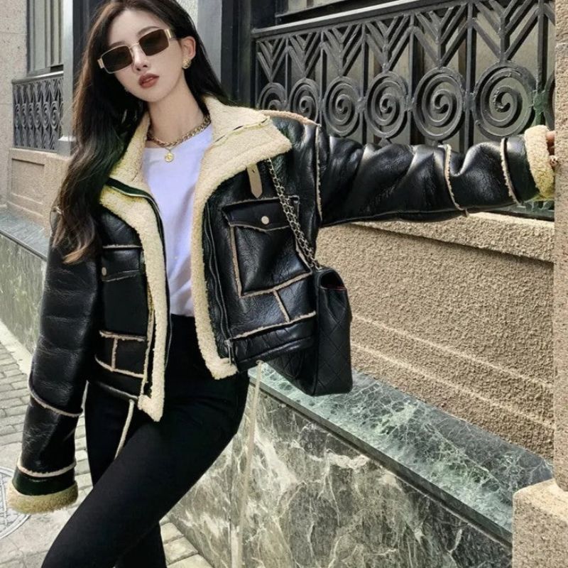 Elegantes Damen-Wintermäntel Modell Pien