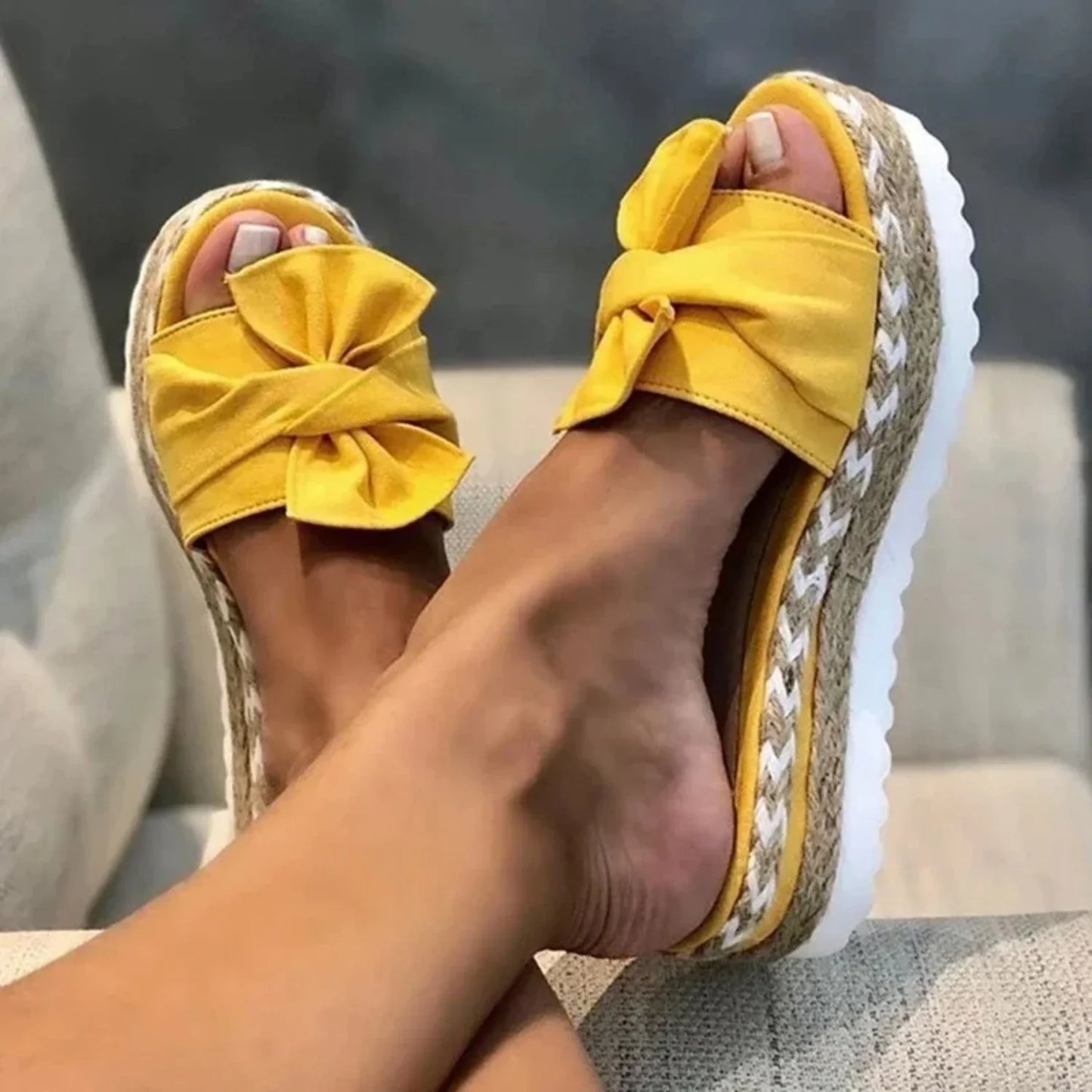 Damen-Sandalen Alva mit Schleife