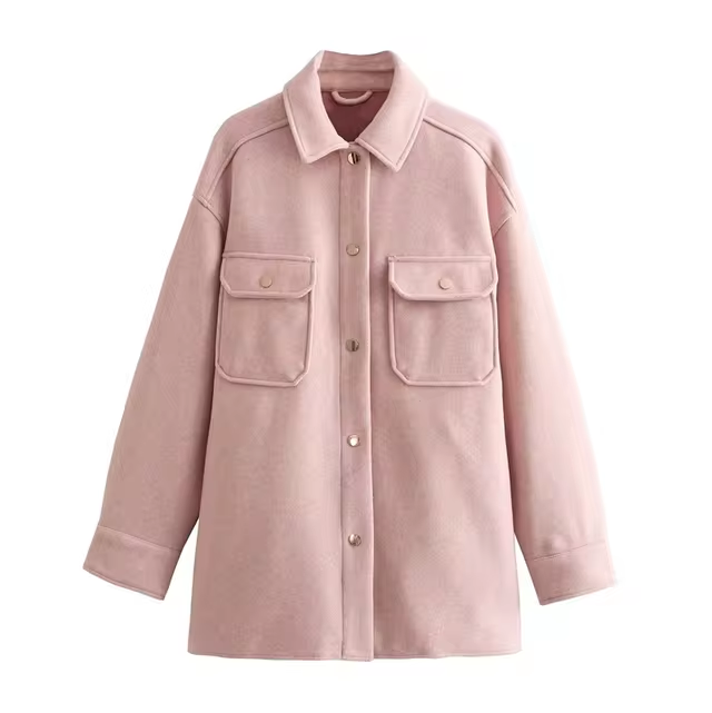 Elsie® Damen Wolljacke Hemd