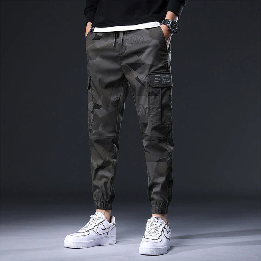 Herren Combat Camo Jogginghose mit mehreren Taschen