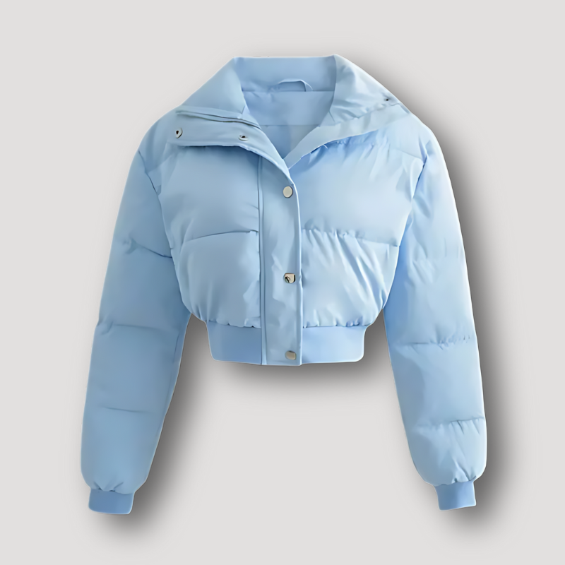 Kinah Gesteppte, gepolsterte, kurze Steppjacke mit Reißverschluss