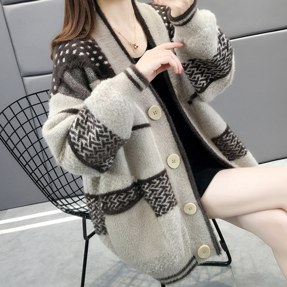 LEHIWA - Luxuriöser Cardigan für Damen in komfortabler Ausführung