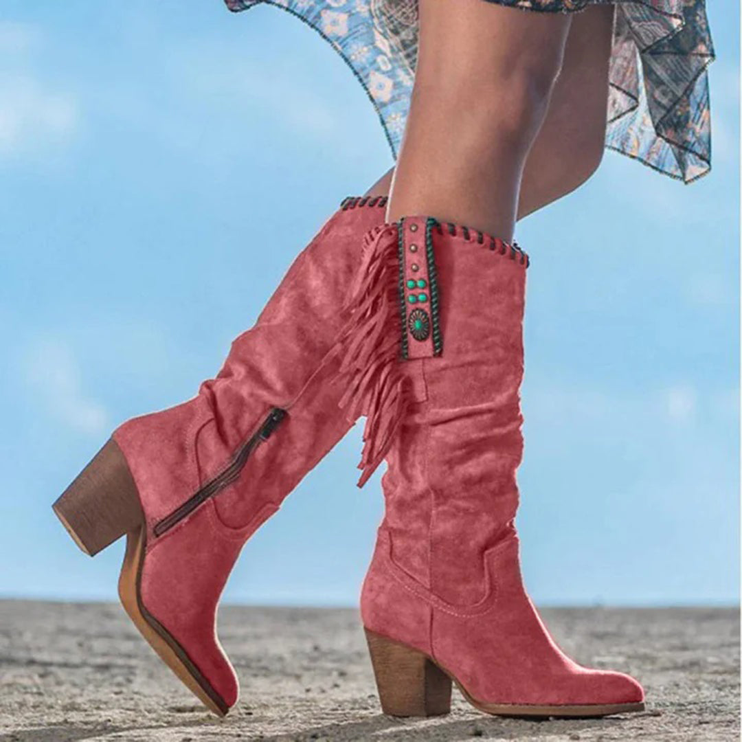 Boho-Chic Cowboy-Stiefel DELILAH