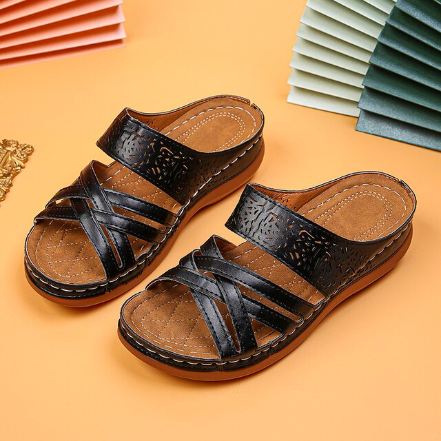 FEMKE Orthopädische Sandalen im Vintage-Stil