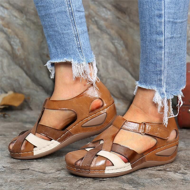 Agatha: Orthopädische Sandalen im Vintage-Stil