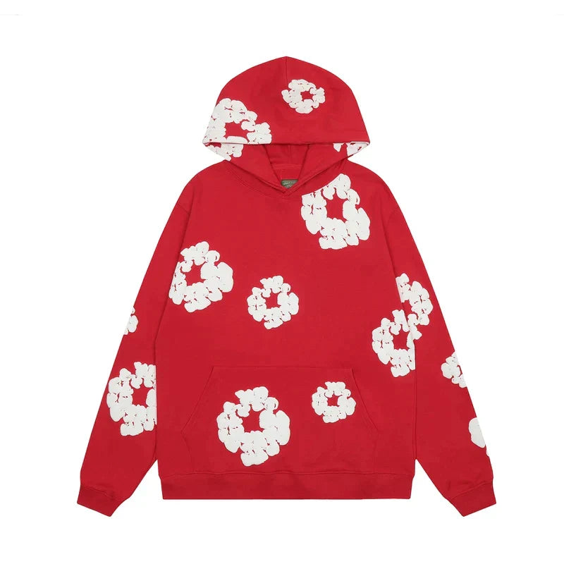 Modischer Blumen-Hoodie von Morie