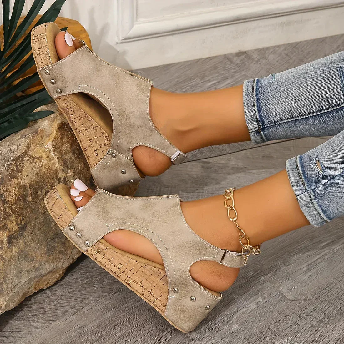 Damensandalen Albertina - Sommer-Keilsandaletten