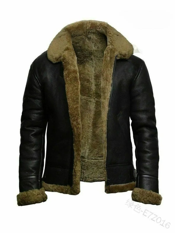 Herren Winterjacke Anton mit Kunstpelz