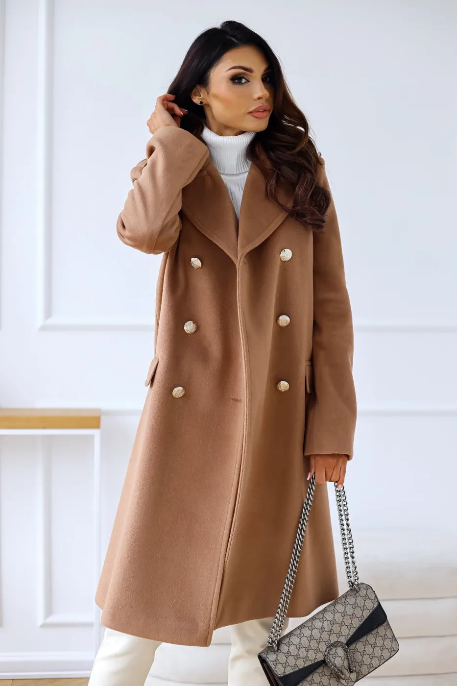 Hochwertiger Damen Winter Trenchcoat Elbe
