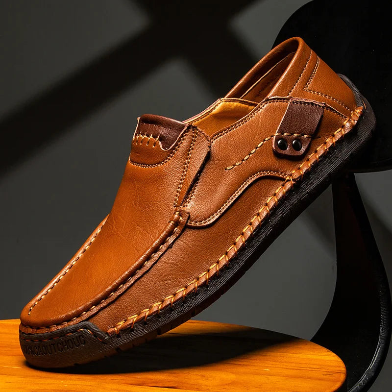 High-End Men's Leather Loafers - Elbert