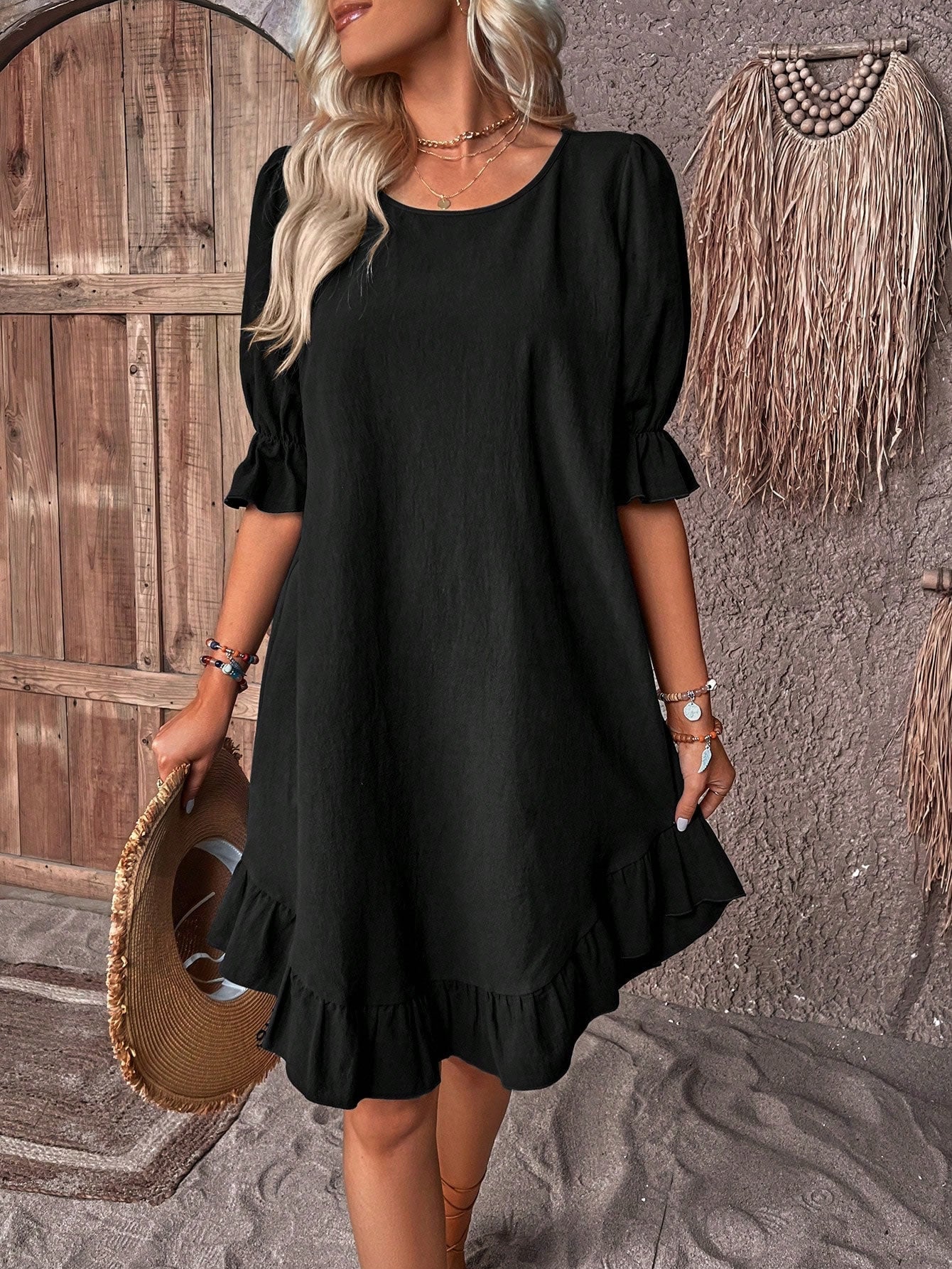 Gerüschtes Sommerkleid - Sassa