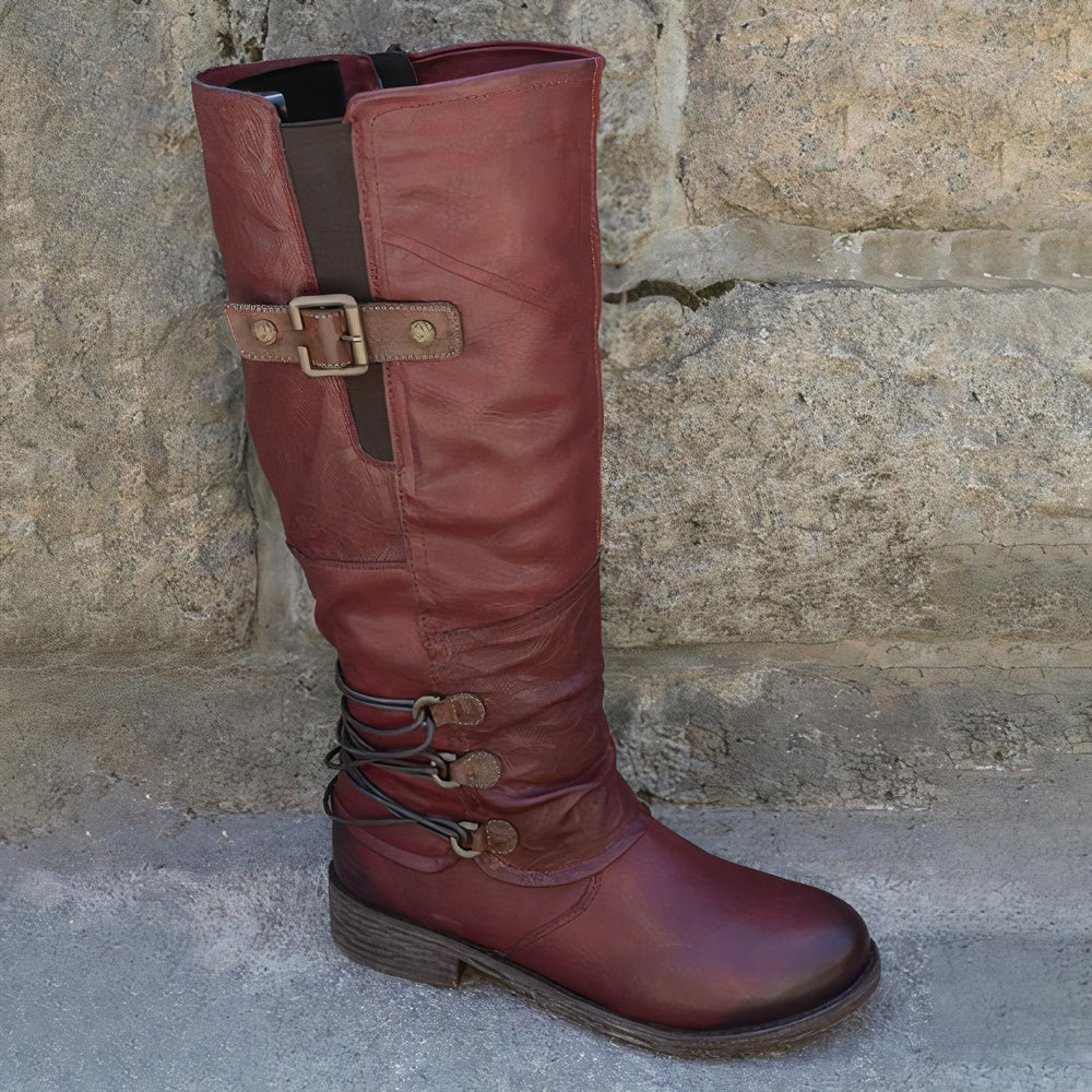 Modische Damen-Winterstiefel in Knöchellänge - Selda