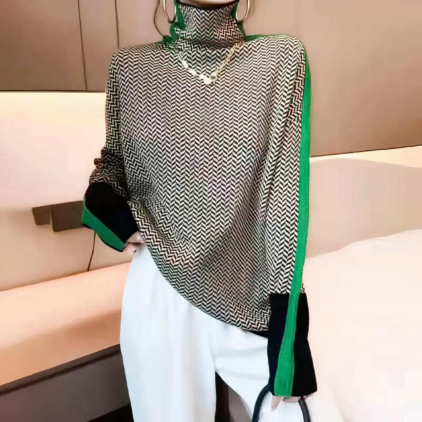 Damen-Strickpullover Skylar im modernen Design